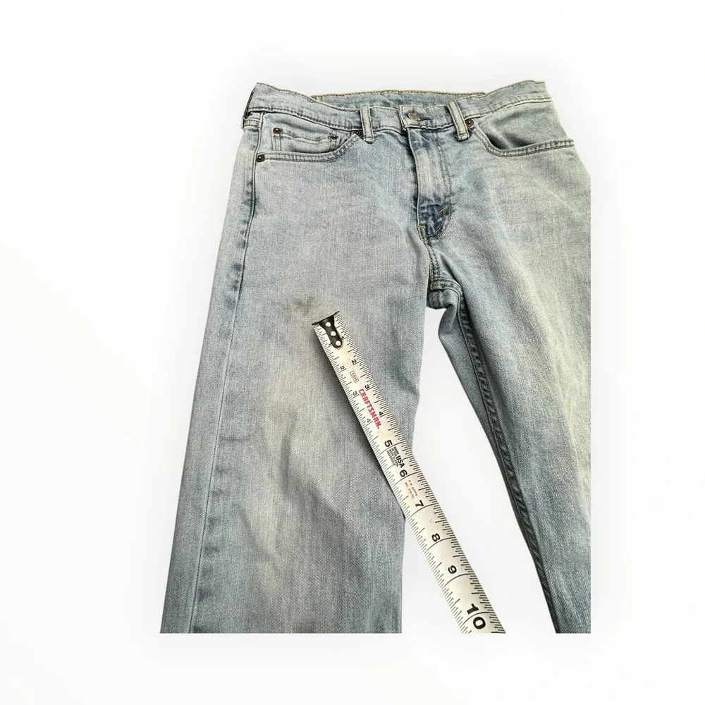 Levi's Jeans Mens 31x30 Light Wash 514 Straight Leg Denim Classic Casual‎